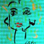 Huile sur toile de Geno Malkowski, une inconnue connue