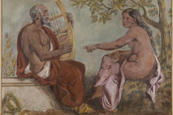 Delacroix - Anacréon et une jeune fille