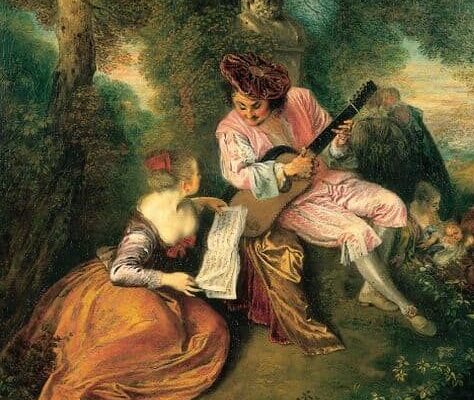 Watteau Antoine amour bagatelle