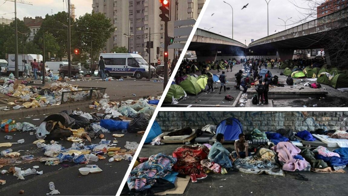 Portes de Paris et la saleté