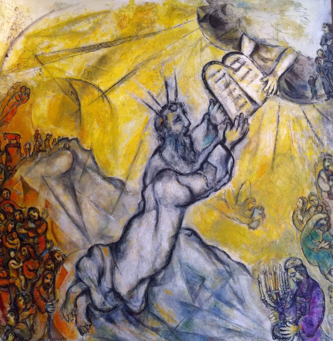 Chagal Moise et les Tables de la Loi