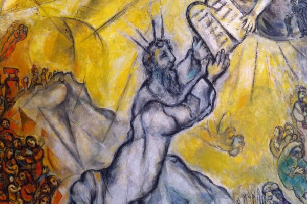 Chagal Moise et les Tables de la Loi