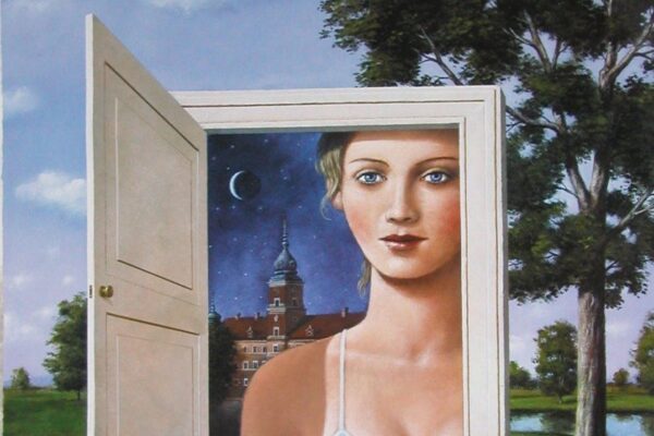 Olbinski "Femme à la fenêtre"