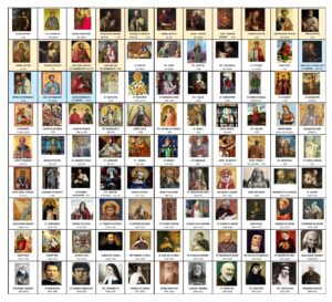 saints et saintes