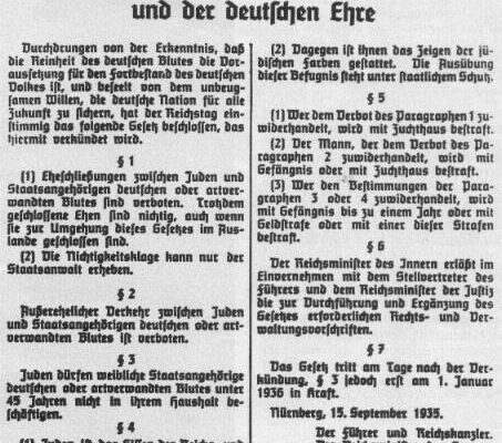 Lois de Nuremberg