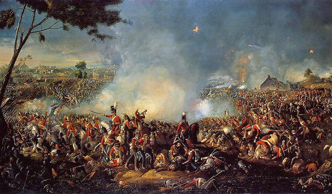 La bataille de Waterloo W. Sadler