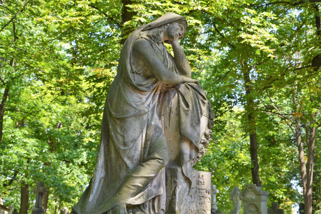 Ange tombal cimetière Powozki